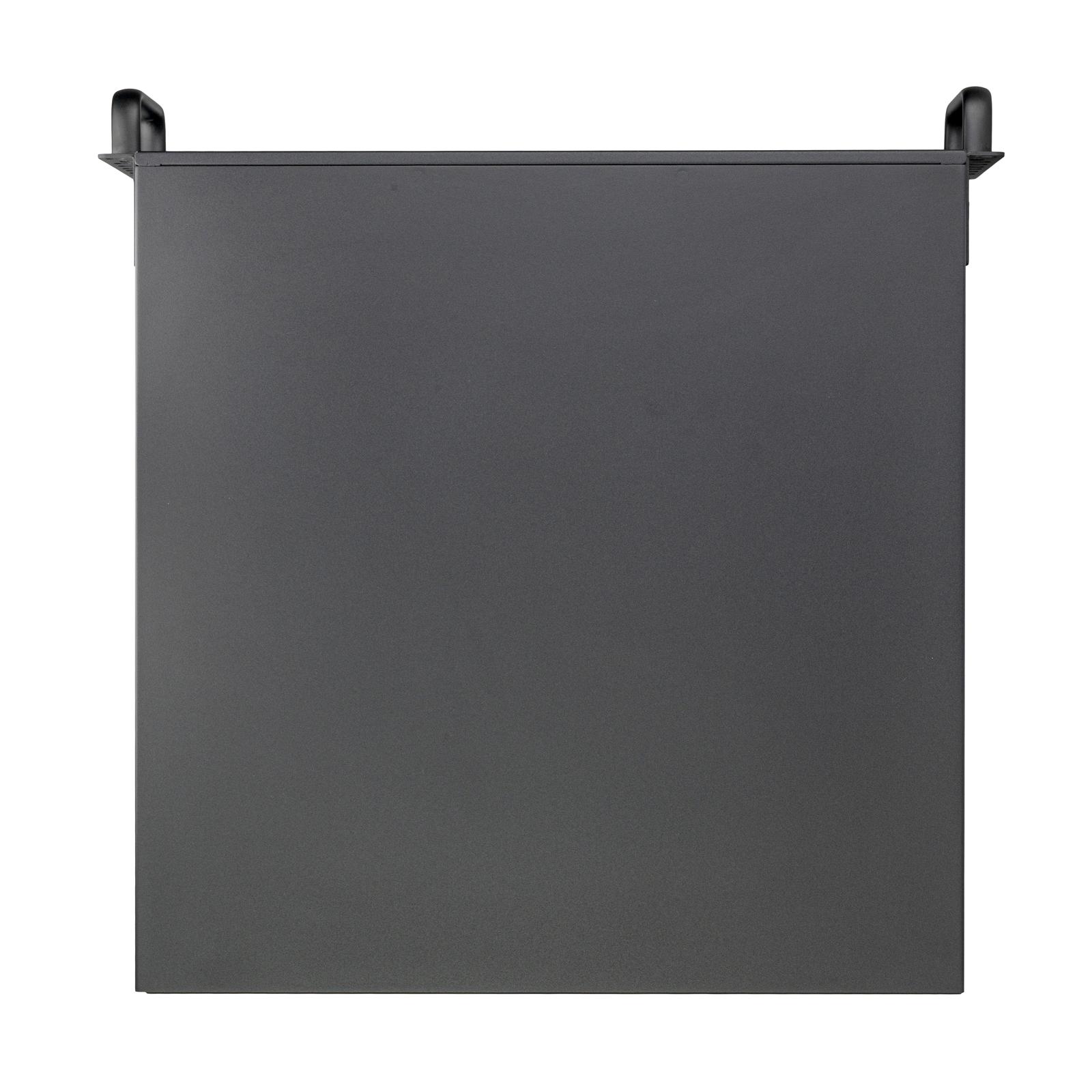 A large main feature product image of SilverStone RM4A 4U Rackmount Server Chassis w/ Enhanced Radiator Compatibility