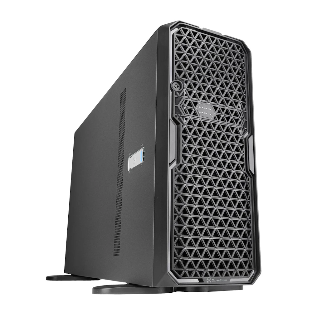 A large main feature product image of SilverStone WS380 High-Expandability Professional Workstation Full Tower Case