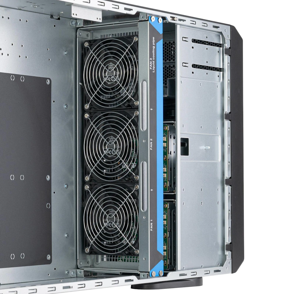 A large main feature product image of SilverStone WS380 High-Expandability Professional Workstation Full Tower Case