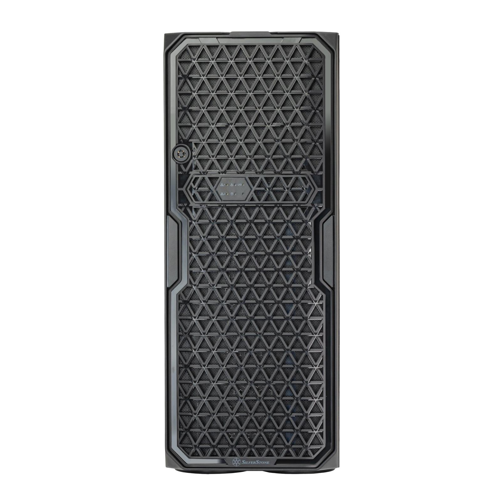 A large main feature product image of SilverStone WS380 High-Expandability Professional Workstation Full Tower Case