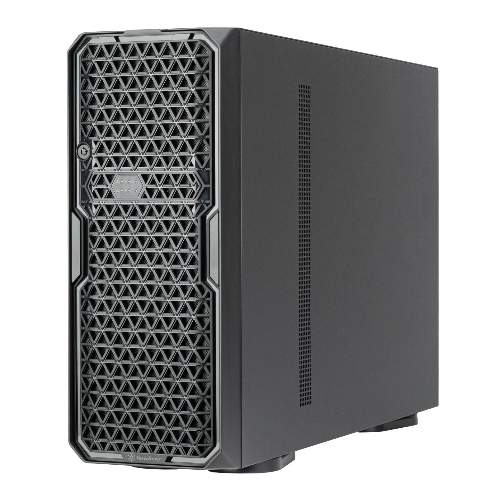 A large main feature product image of SilverStone WS380 High-Expandability Professional Workstation Full Tower Case