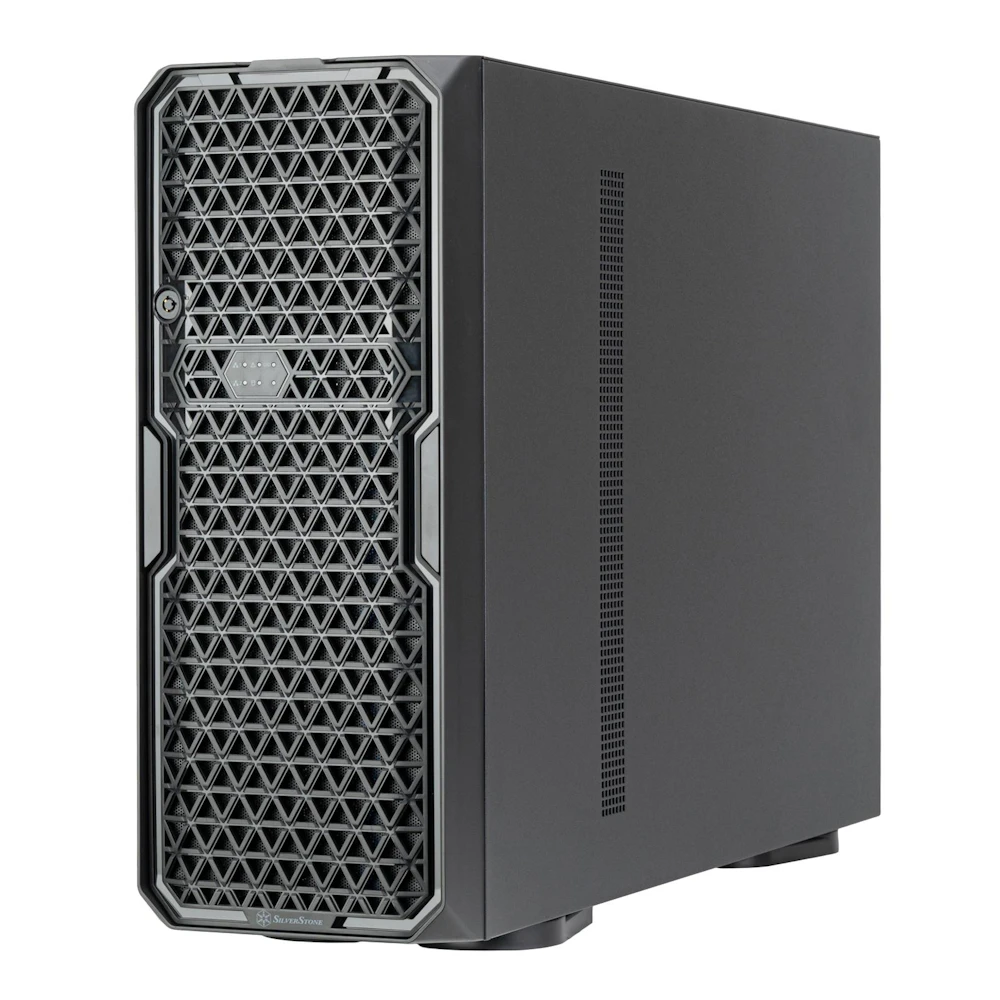 A large main feature product image of SilverStone WS380 High-Expandability Professional Workstation Full Tower Case
