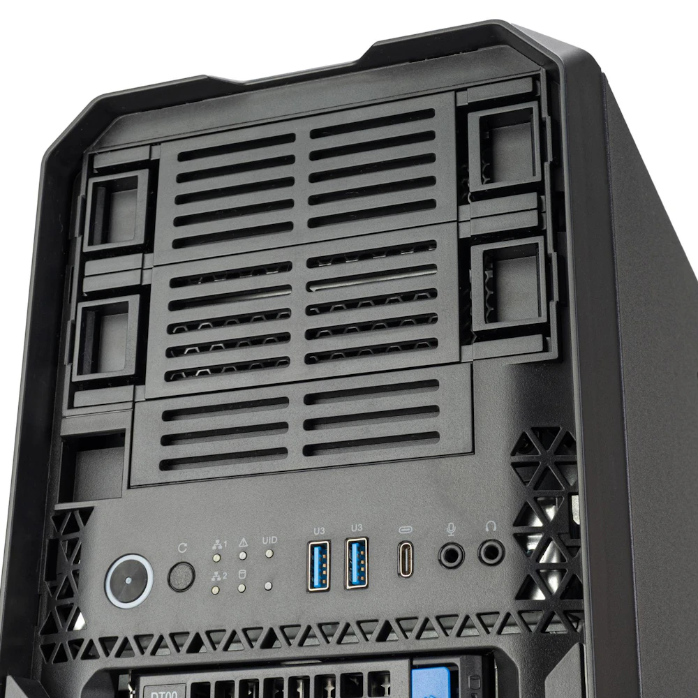 A large main feature product image of SilverStone WS380 High-Expandability Professional Workstation Full Tower Case
