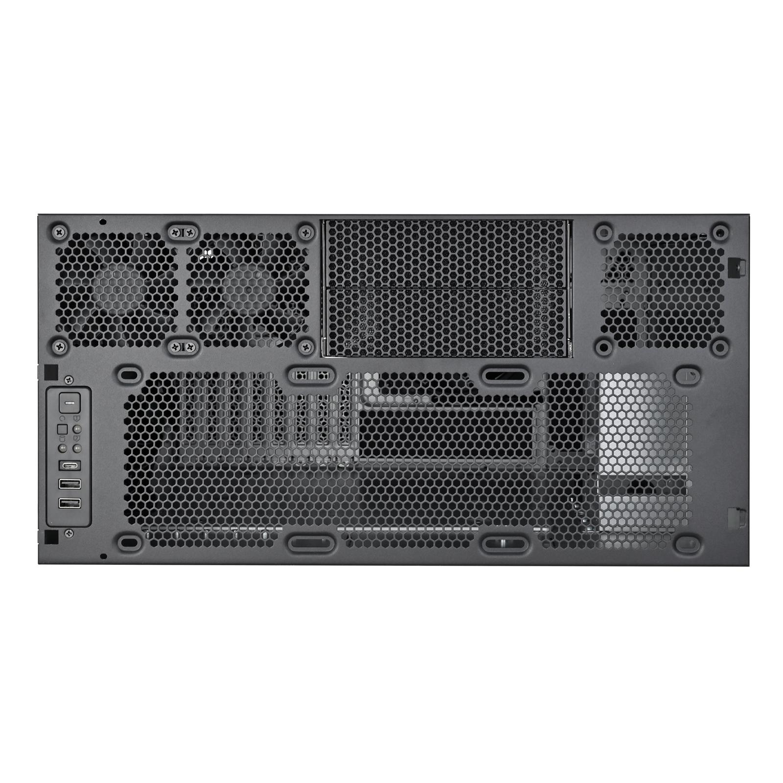 A large main feature product image of SilverStone RM53-502 5U Rackmount Server Chassis w/ Dual 5.25" Bays