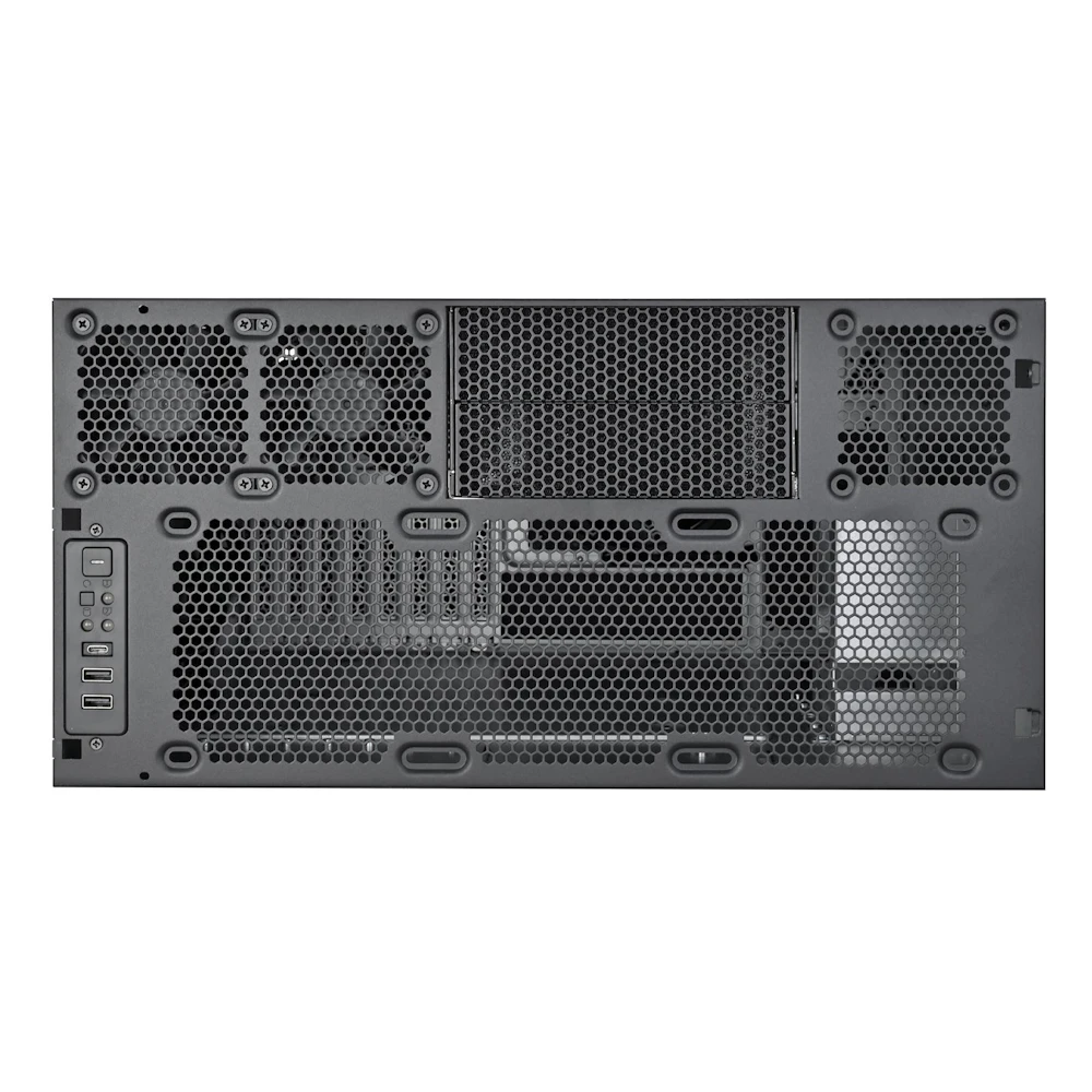 A large main feature product image of SilverStone RM53-502 5U Rackmount Server Chassis w/ Dual 5.25" Bays
