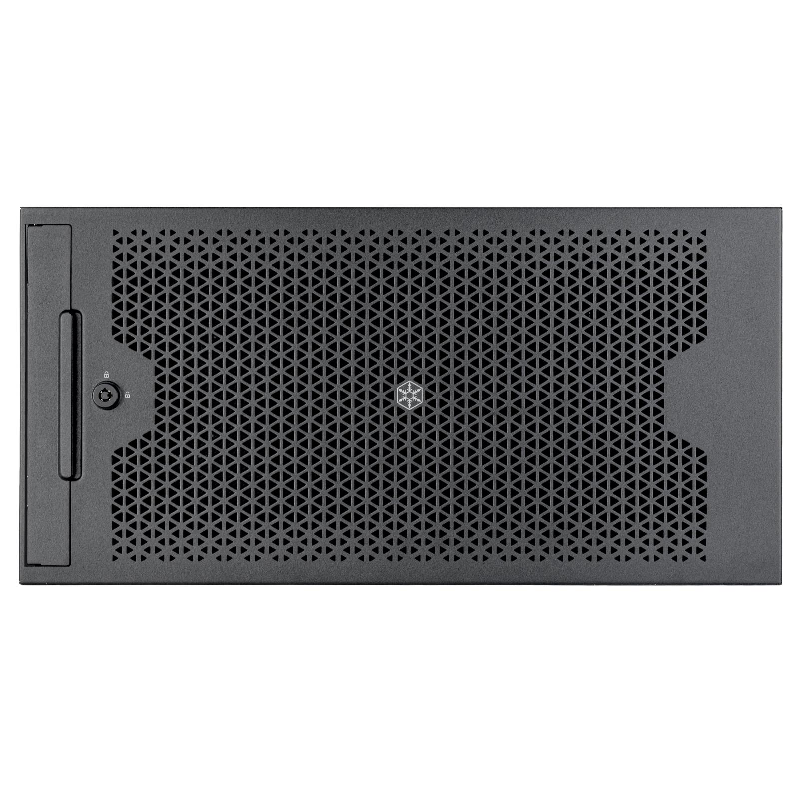A large main feature product image of SilverStone RM53-502 5U Rackmount Server Chassis w/ Dual 5.25" Bays