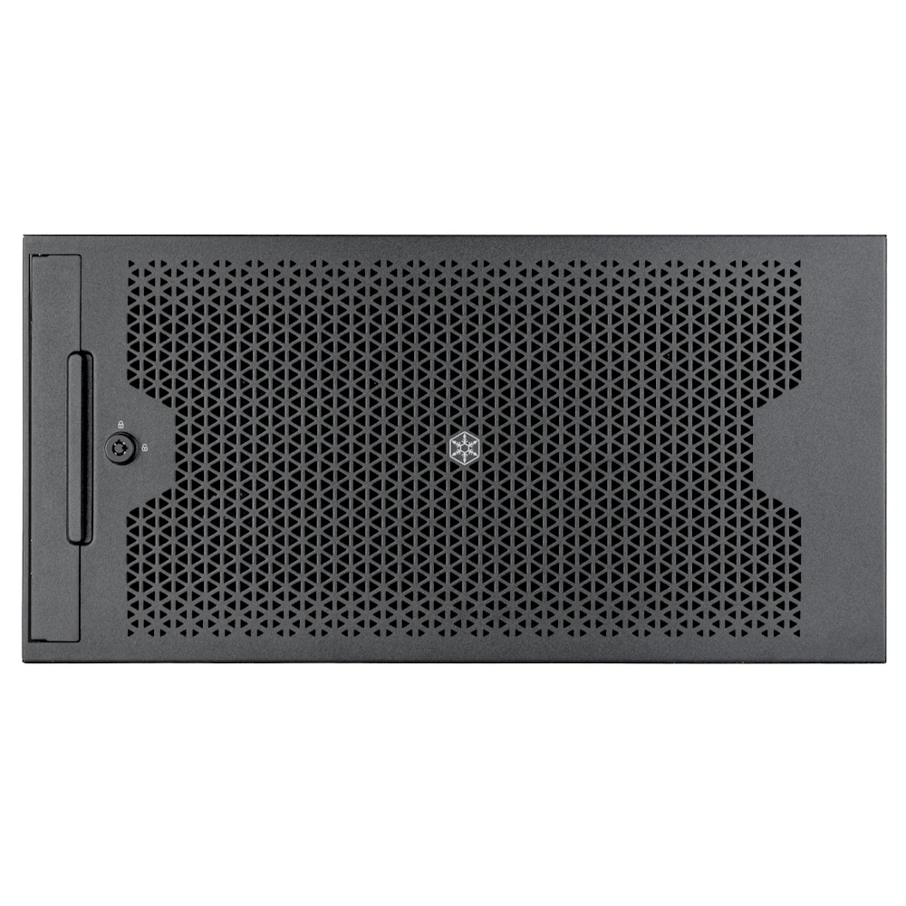 A large main feature product image of SilverStone RM53-502 5U Rackmount Server Chassis w/ Dual 5.25" Bays
