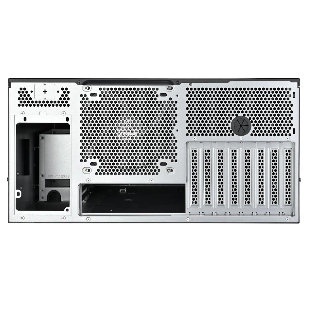 A large main feature product image of SilverStone RM53-502 5U Rackmount Server Chassis w/ Dual 5.25" Bays