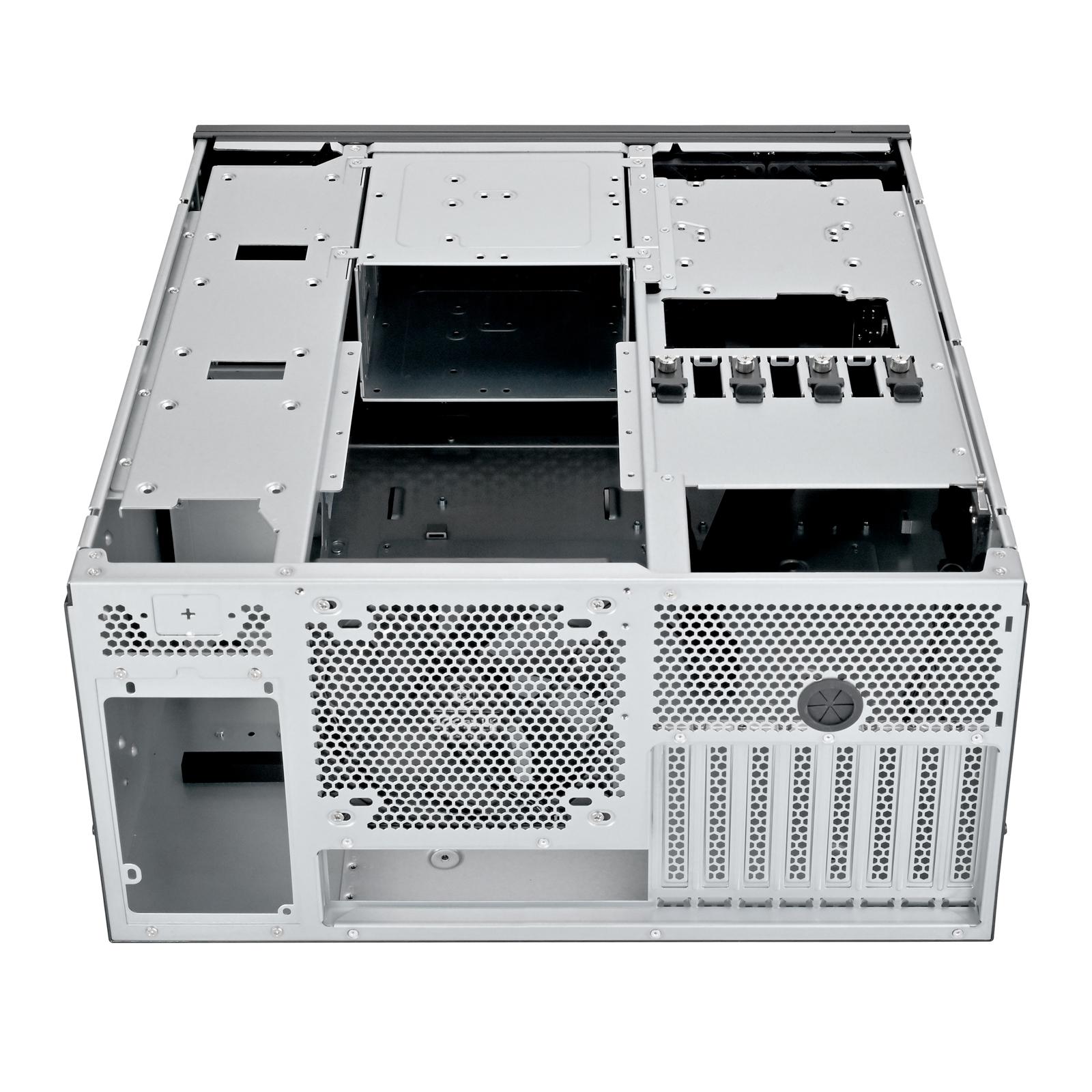 A large main feature product image of SilverStone RM53-502 5U Rackmount Server Chassis w/ Dual 5.25" Bays