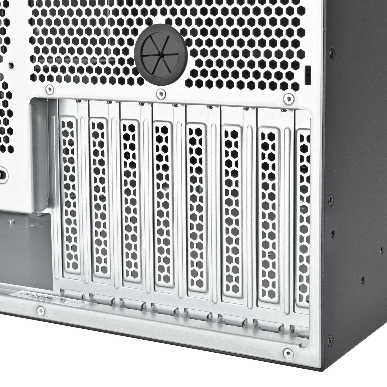 A large main feature product image of SilverStone RM53-502 5U Rackmount Server Chassis w/ Dual 5.25" Bays