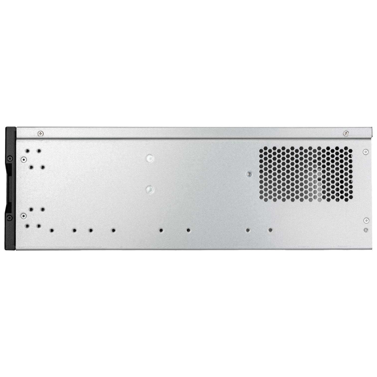 A large main feature product image of SilverStone RM31-MINI 3U Rackmount Server Chassis
