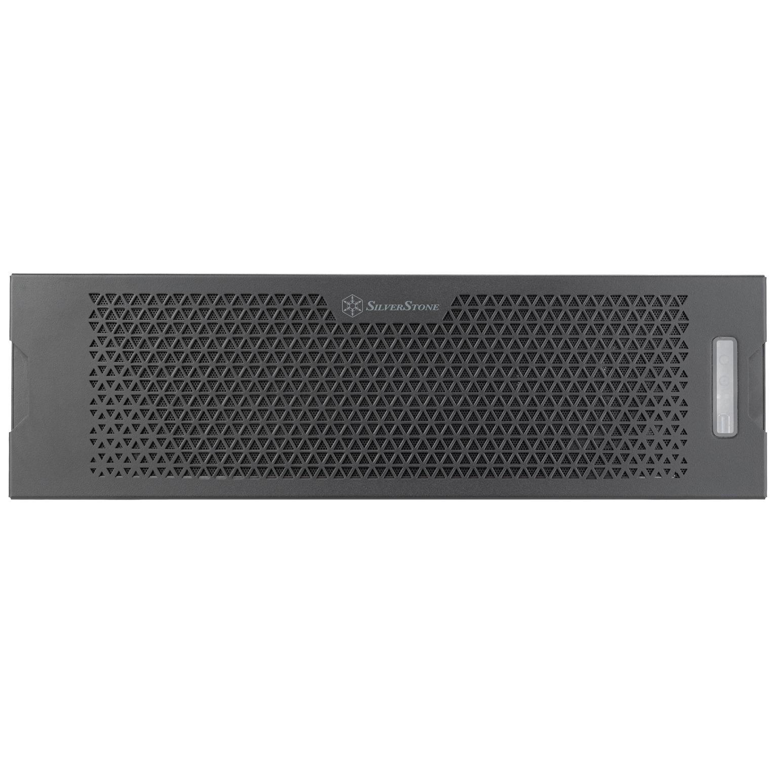 A large main feature product image of SilverStone RM31-MINI 3U Rackmount Server Chassis