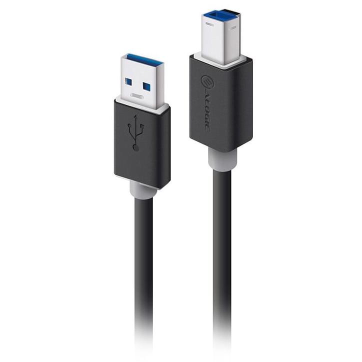 A large main feature product image of EX-DEMO ALOGIC USB 3.0 Type-A to Type-B M-M 2m Cable