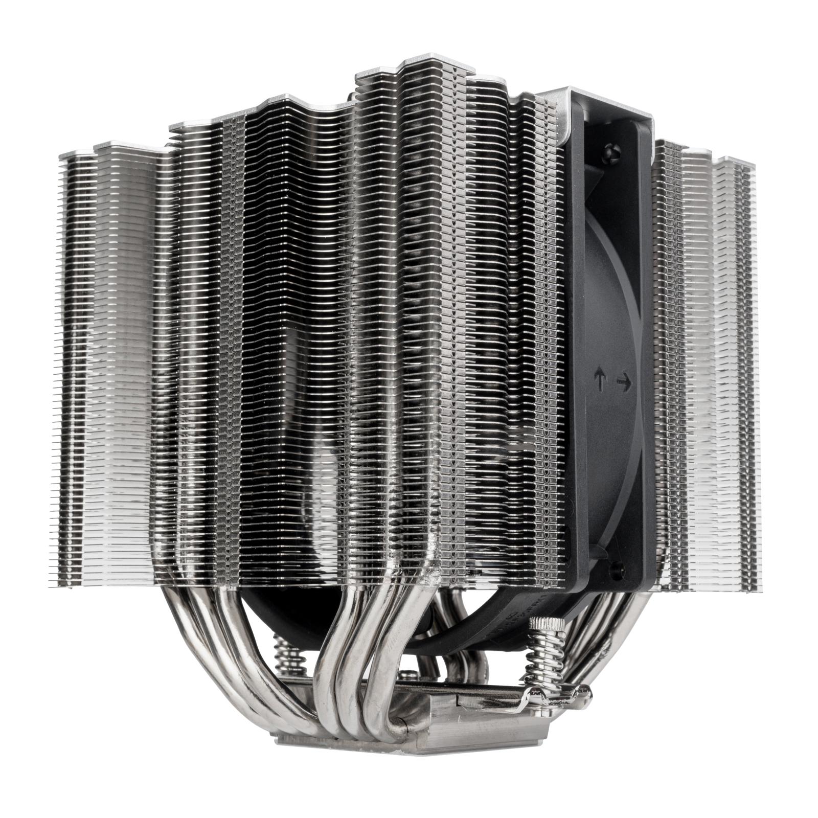 A large main feature product image of SilverStone XED120S 4U High-Performance CPU Cooler for Mainstream Sockets