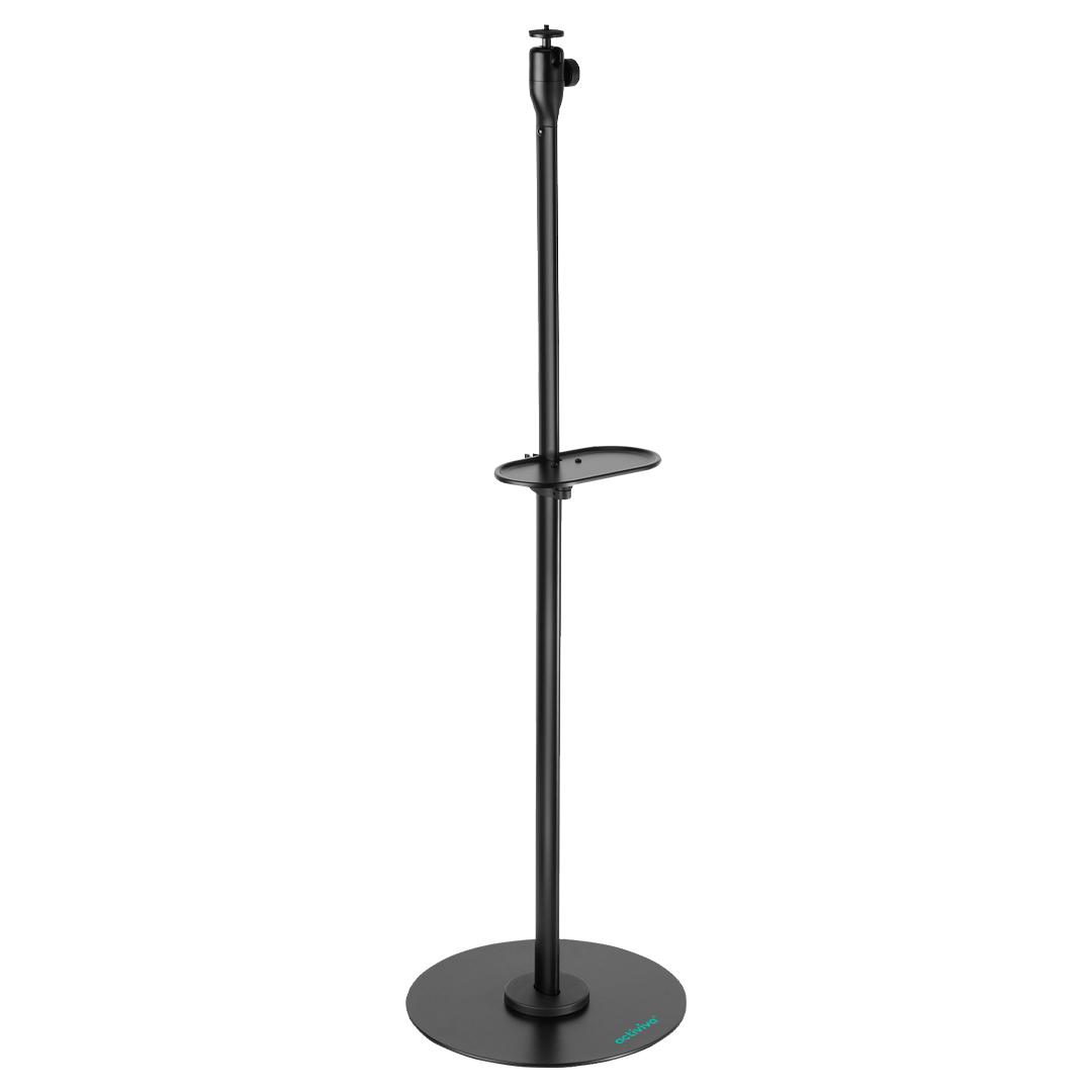 A large main feature product image of EX-DEMO mbeat Activia Universal Mini Projector Floor Stand