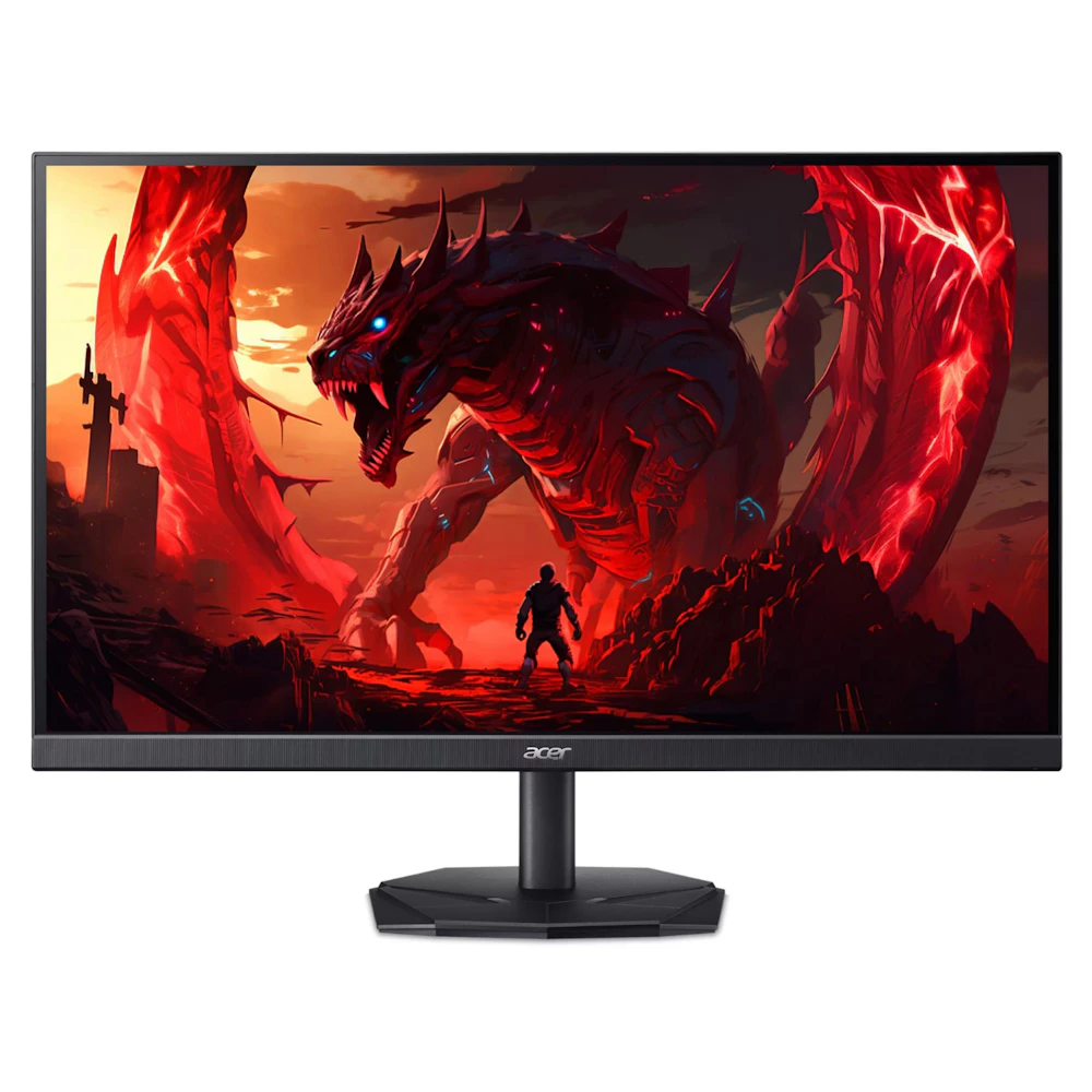 A large main feature product image of EX-DEMO Acer Nitro KG241YX1 - 23.8" 1080p 200Hz IPS Gaming Monitor