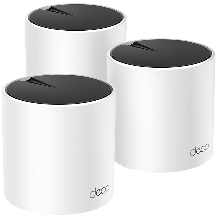A large main feature product image of EX-DEMO TP-Link Deco X55 - AX3000 Wi-Fi 6 Mesh System (3-pack)