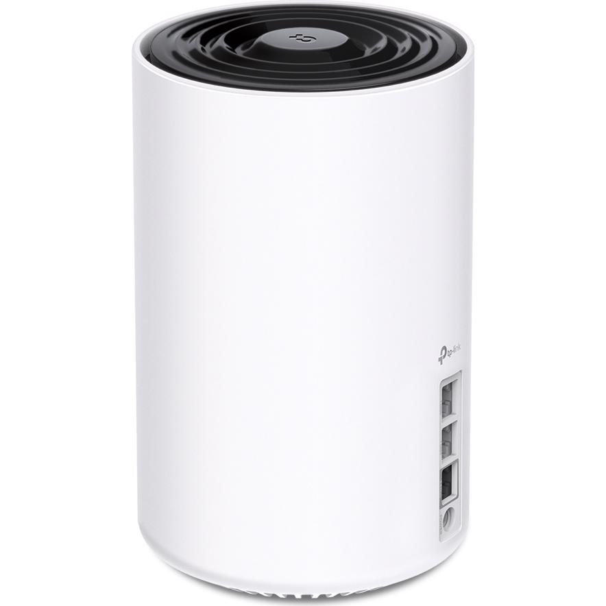 A large main feature product image of EX-DEMO TP-Link Deco XE75 Pro - AXE5400 Wi-Fi 6E Tri-Band Mesh System (3 Pack)