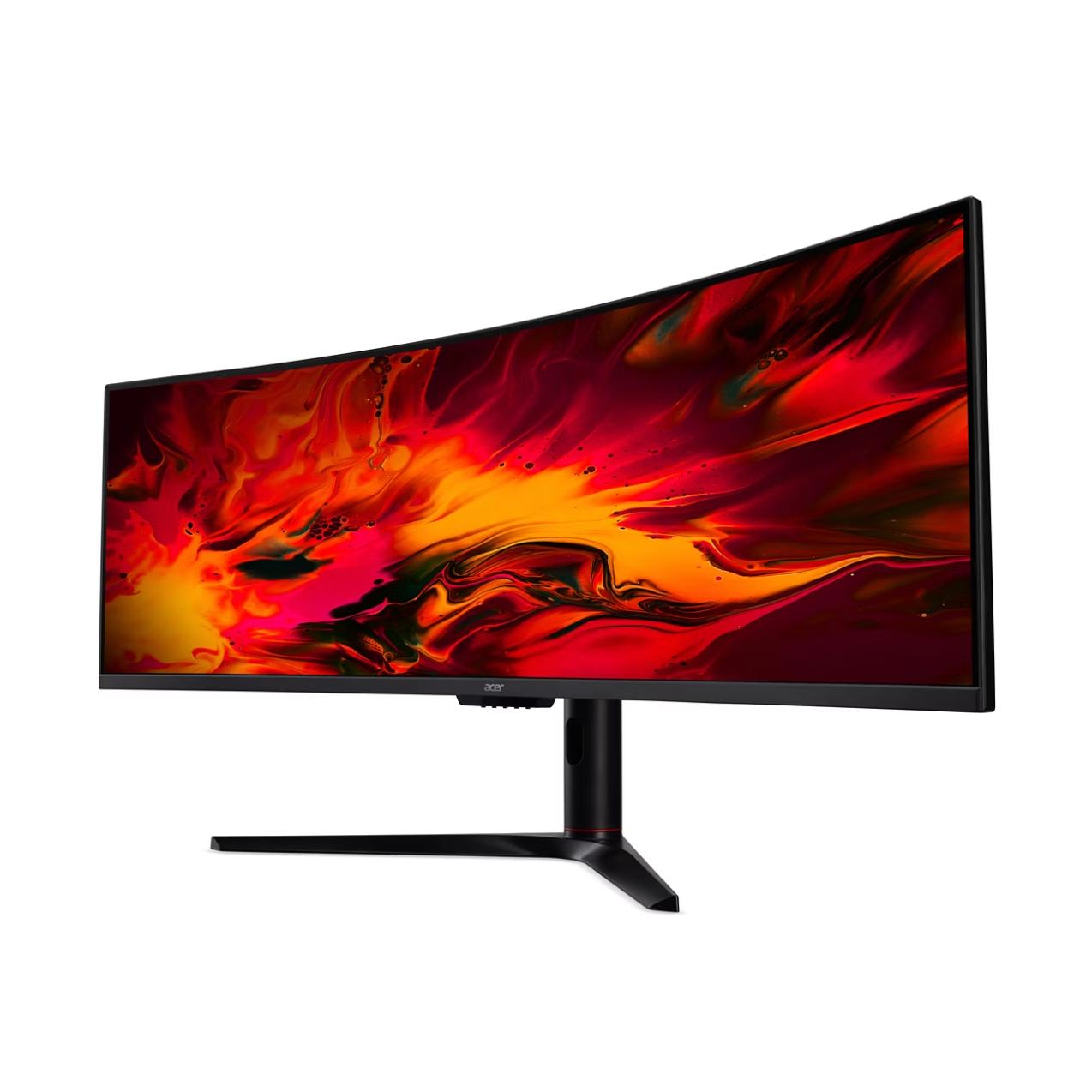 A large main feature product image of Acer Nitro EI491CUR X - 49" Curved 1440p 240Hz VA Gaming Monitor