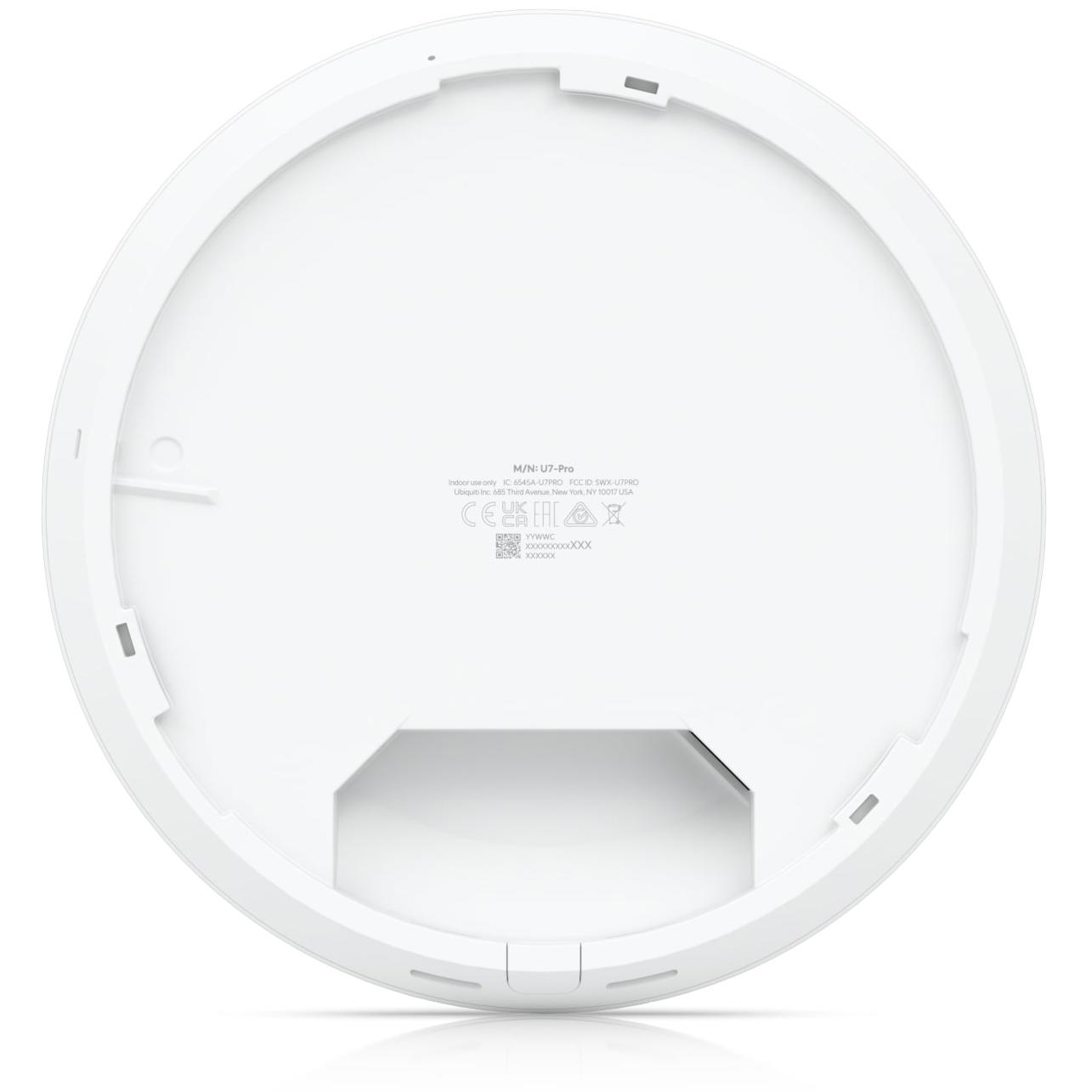 A large main feature product image of EX-DEMO Ubiquiti UniFi U7 Pro Ceiling-Mounted Wi-Fi 7 Wireless Access Point