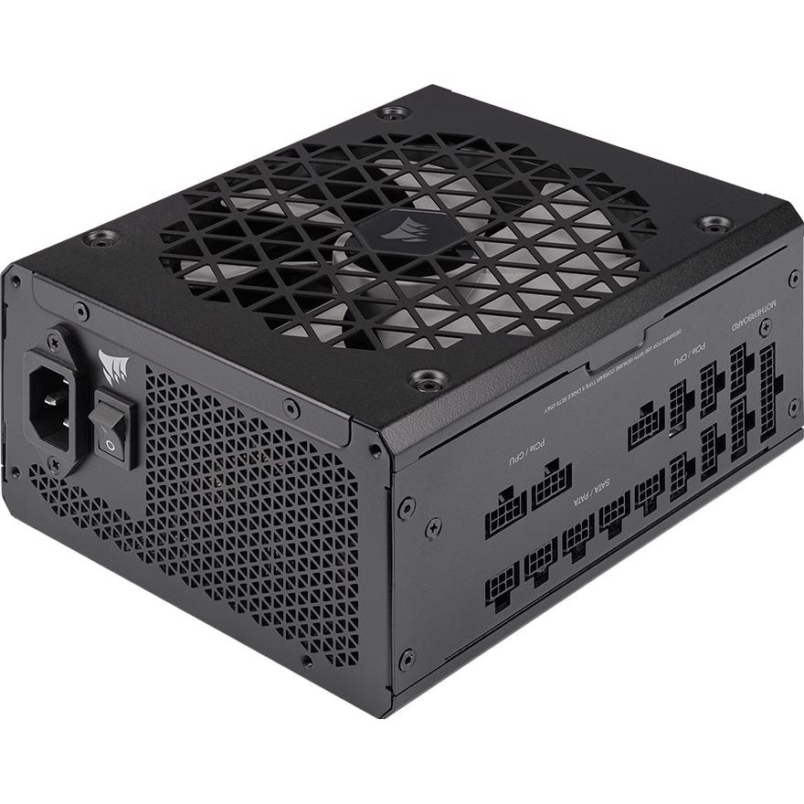 A large main feature product image of EX-DEMO Corsair RM1000x SHIFT - Side Cable 1000W Gold ATX Modular PSU