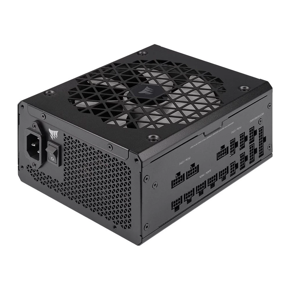 A large main feature product image of EX-DEMO Corsair RM1000x SHIFT - Side Cable 1000W Gold ATX Modular PSU