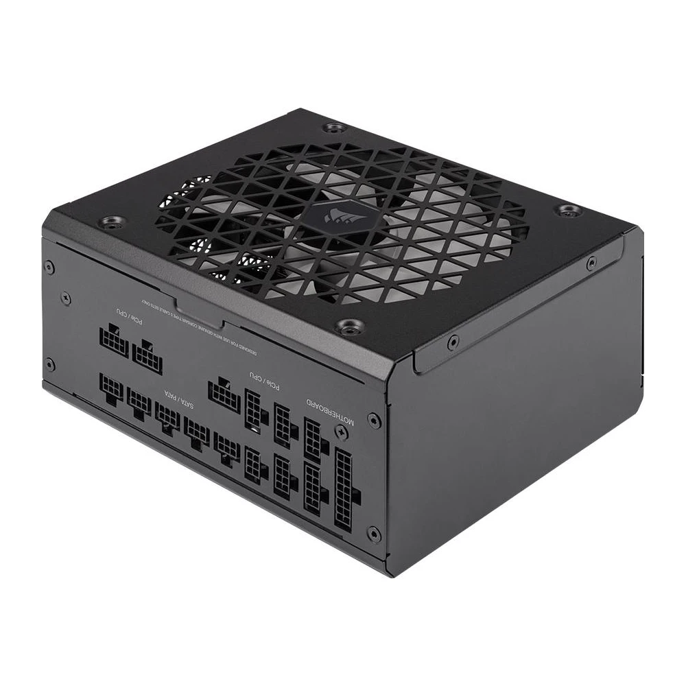 A large main feature product image of EX-DEMO Corsair RM1000x SHIFT - Side Cable 1000W Gold ATX Modular PSU