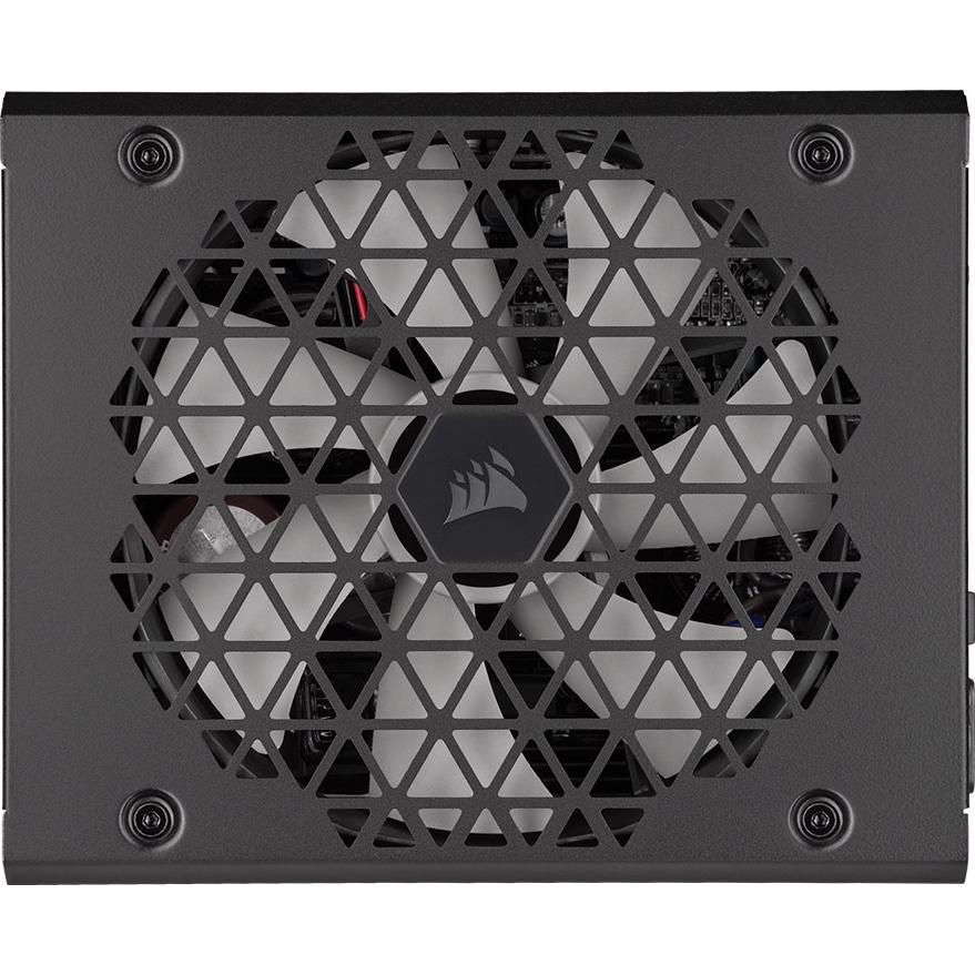 A large main feature product image of EX-DEMO Corsair RM1000x SHIFT - Side Cable 1000W Gold ATX Modular PSU