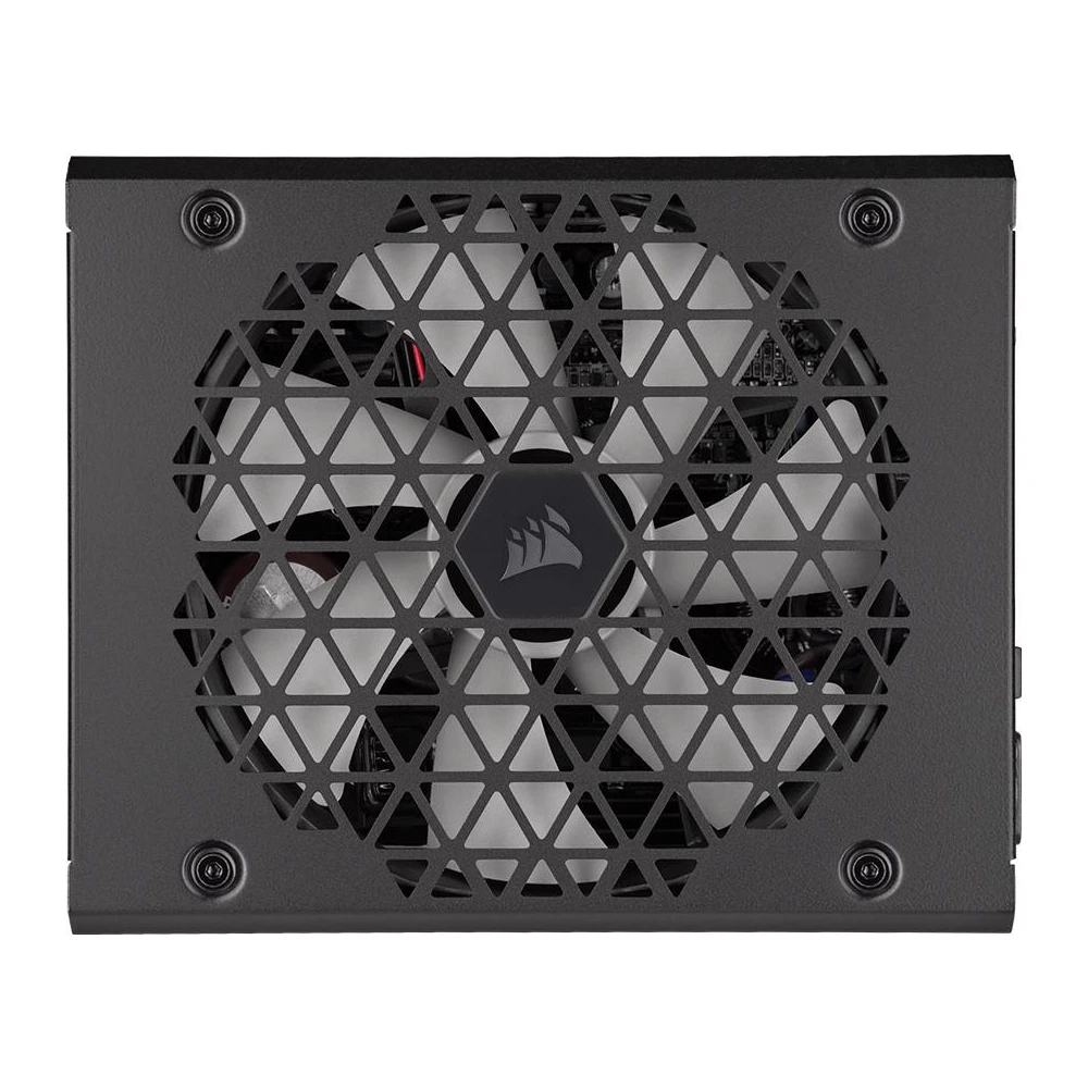 A large main feature product image of EX-DEMO Corsair RM1000x SHIFT - Side Cable 1000W Gold ATX Modular PSU