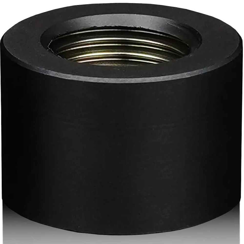 Thermal Grizzly DeltaMate Extender FF14 - G1/4" 14mm Female-Female Joiner Fitting (Black)