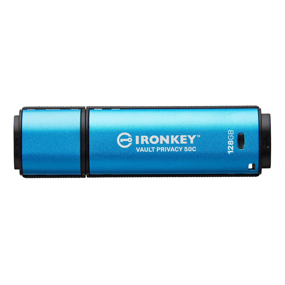 Kingston IronKey Vault Privacy 50 Series 128GB USB 3.2  Gen 1 Type C Flash Drive