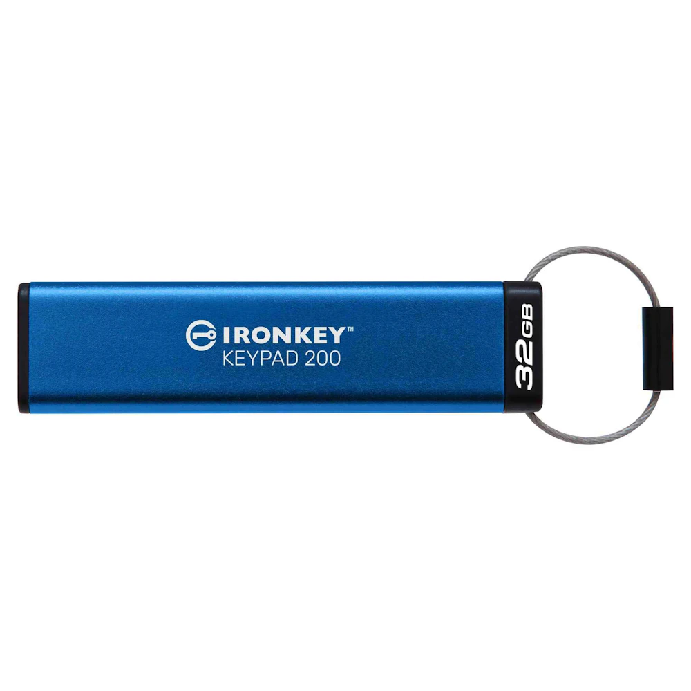 Kingston IronKey Keypad 200 32GB USB 3.2 Gen 1 Type A Flash Drive