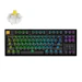A product image of Keychron J4 QMK Wireless RGB Mechanical Keyboard - Black (Banana Switch)