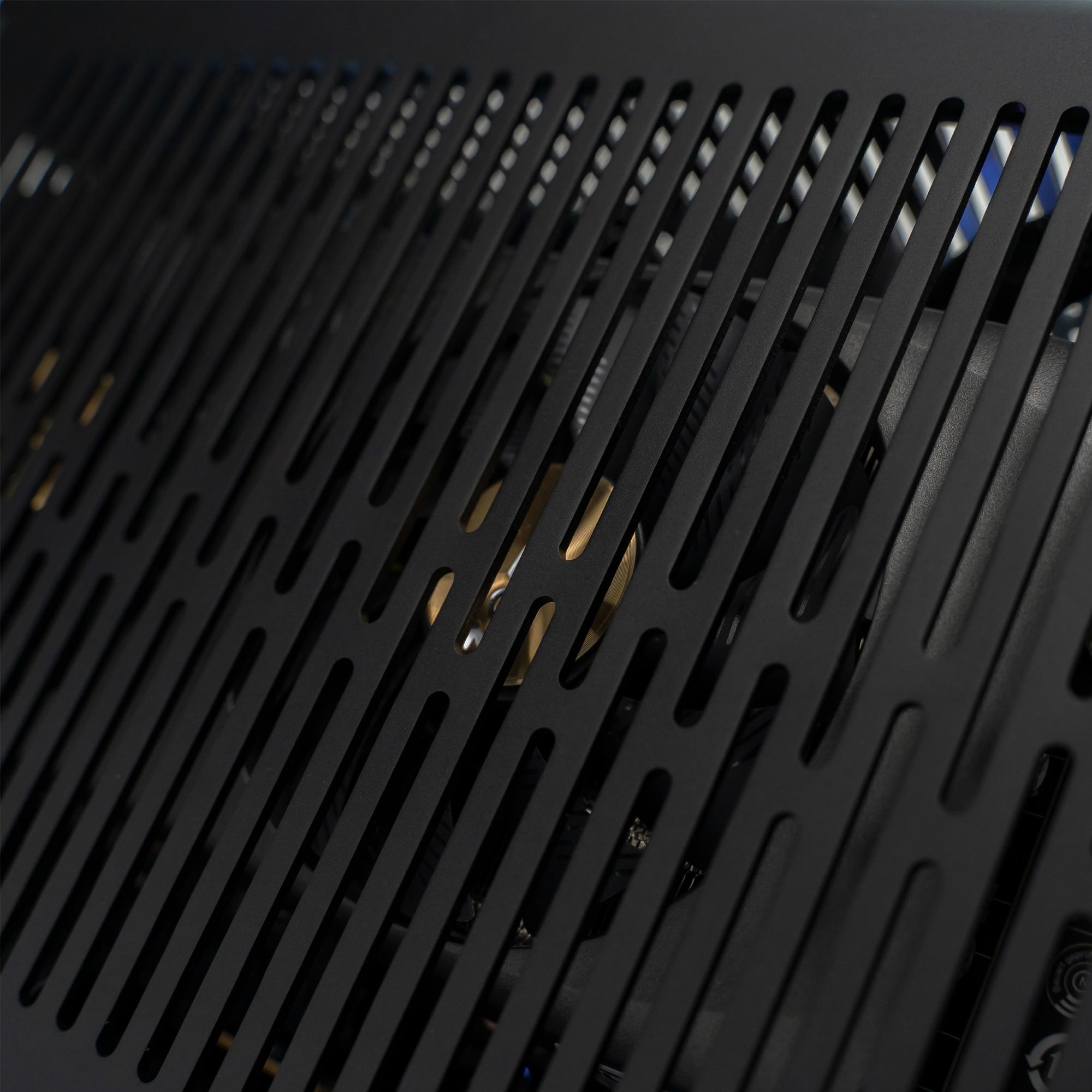 A large main feature product image of EX-DEMO PLE Sidekick RTX 4070 SUPER Prebuilt Ready To Go Gaming PC (CO Demo)