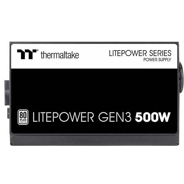 A large main feature product image of EX-DEMO Thermaltake Litepower GEN3 - 500W 80PLUS ATX PSU (OEM)