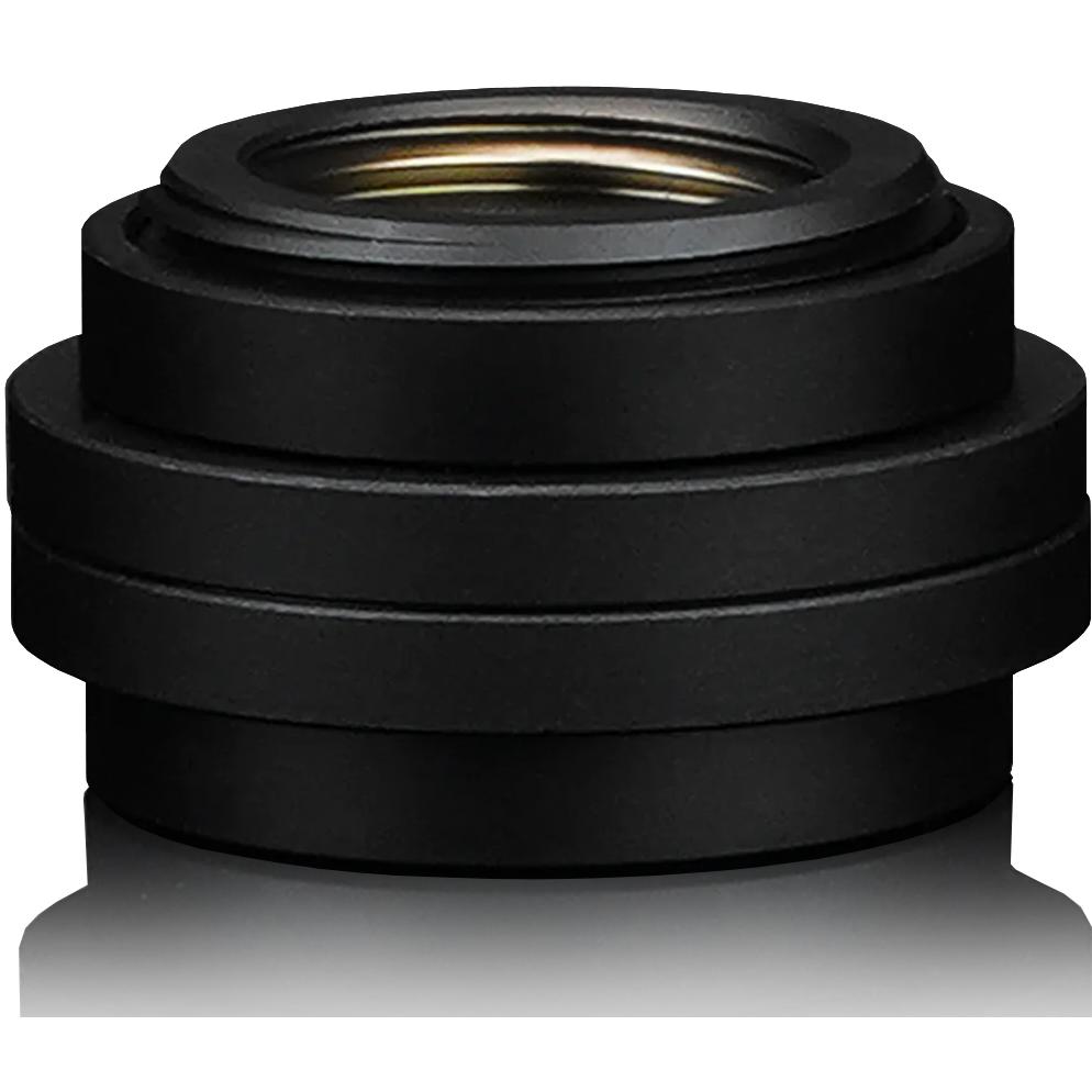 A large main feature product image of Thermal Grizzly DeltaMate - G1/4" Pass Through Fitting (Black)