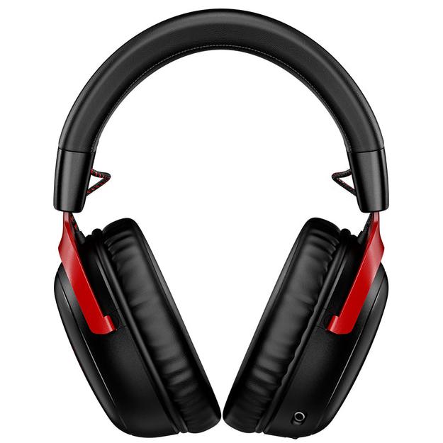 A large main feature product image of EX-DEMO HyperX Cloud III - Wireless Gaming Headset (Red)