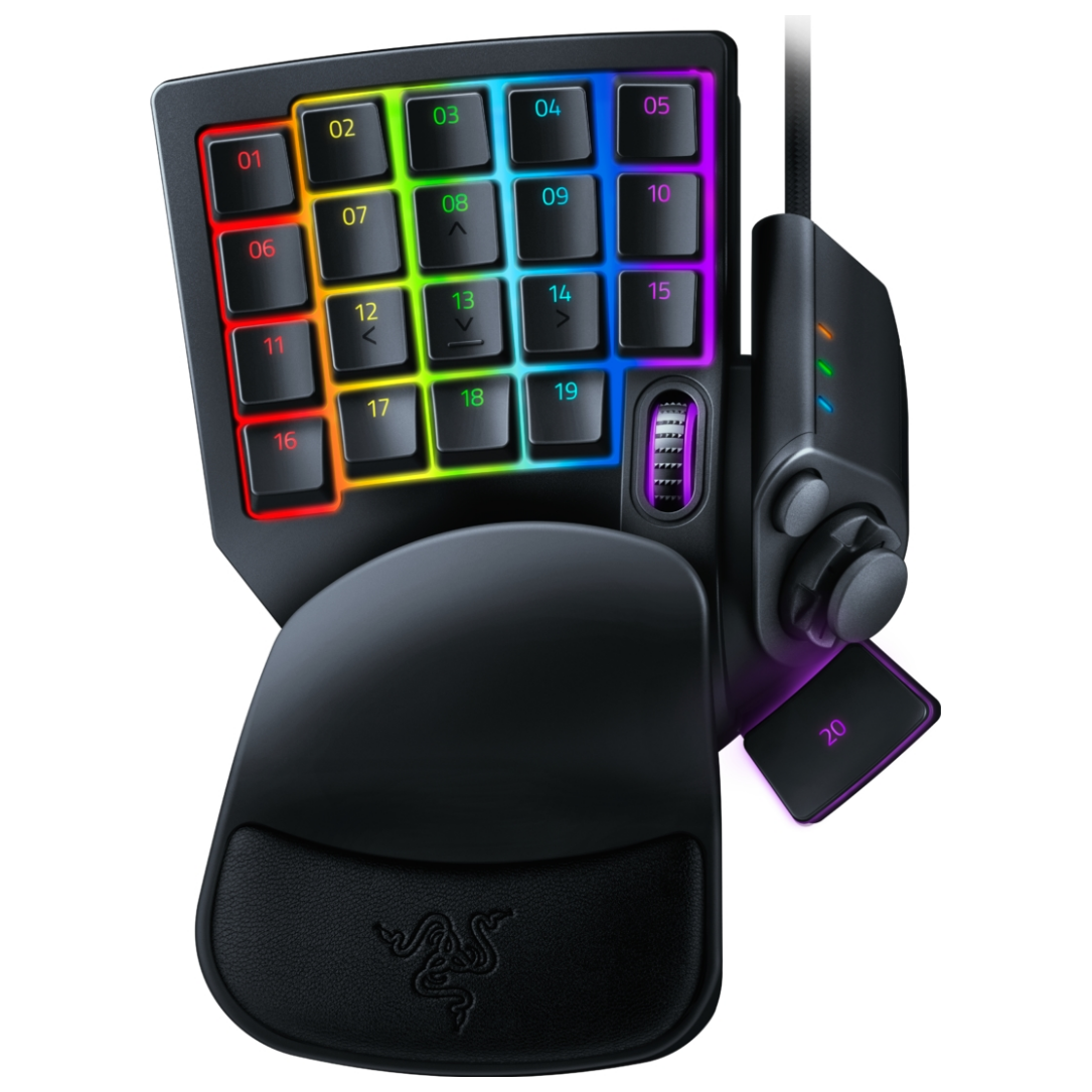 A large main feature product image of EX-DEMO Razer Tartarus Pro - USB Macro Gamepad (Analog Optical Switch)