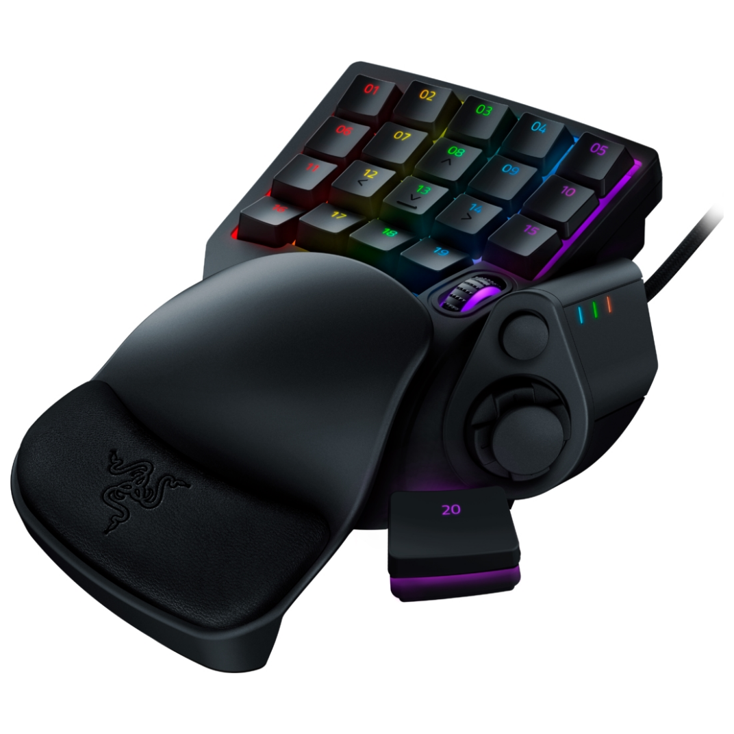 A large main feature product image of EX-DEMO Razer Tartarus Pro - USB Macro Gamepad (Analog Optical Switch)
