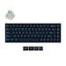 A product image of Keychron Q16 HE 8K Magnetic Switch Ceramic Keyboard - Navy Blue (Keychron Ultra-Fast Lime Magnetic Switch)
