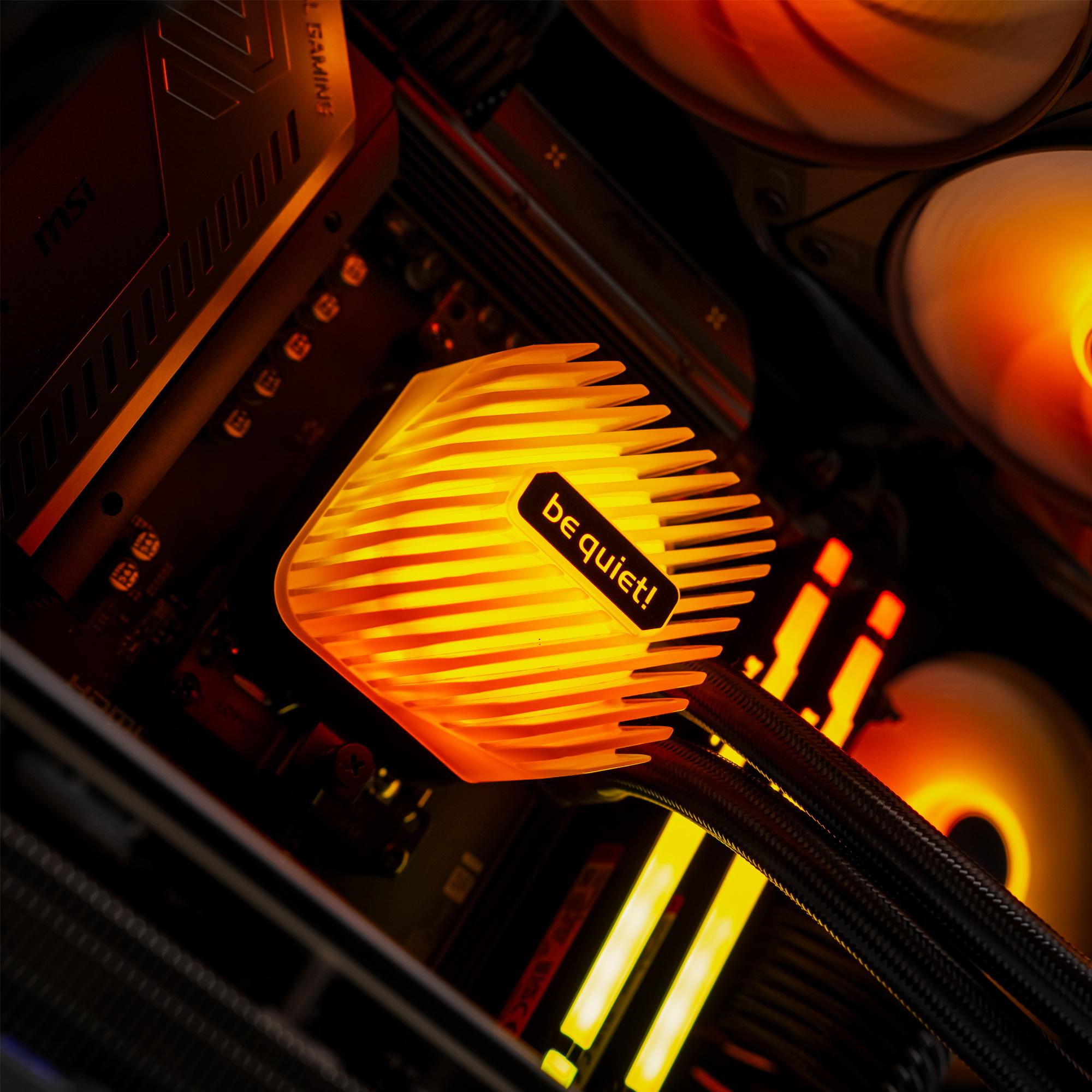 A large main feature product image of PLE Nitro RTX 5080 Prebuilt Ready To Go Gaming PC