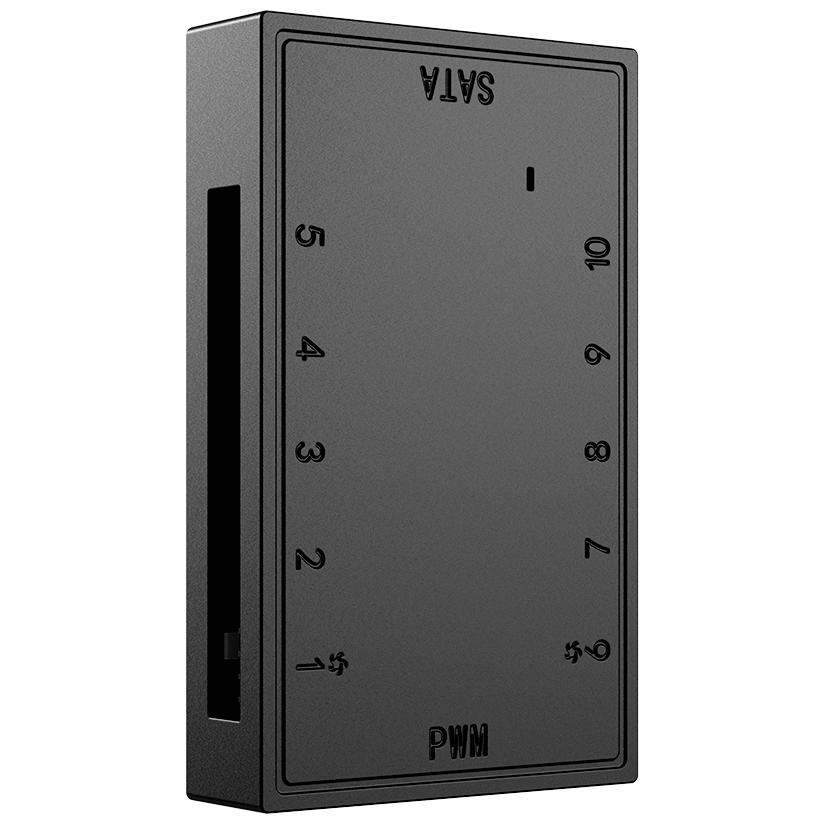 A large main feature product image of EX-DEMO ID-COOLING 10-Port PWM Fan Hub