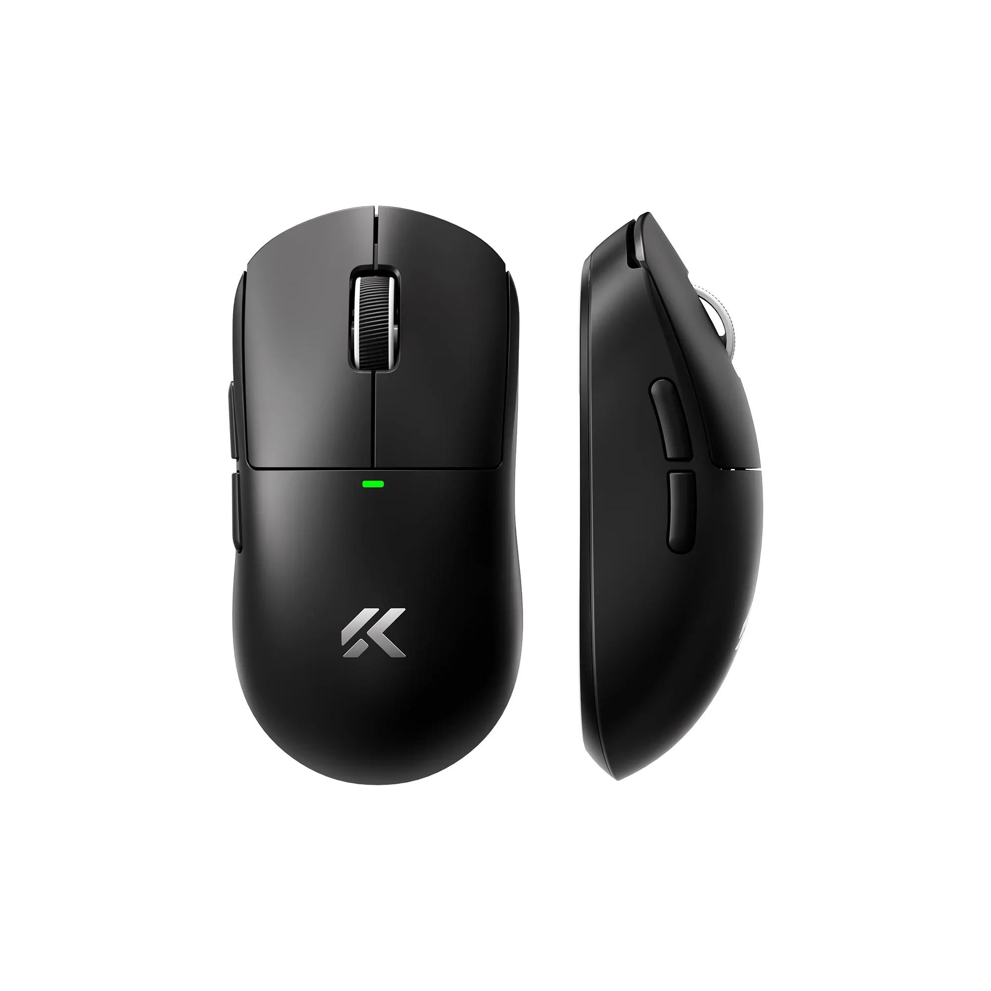 A large main feature product image of MCHOSE A5 V3 Ultralight 8K Wireless Ergonomic Gaming Mouse - Black