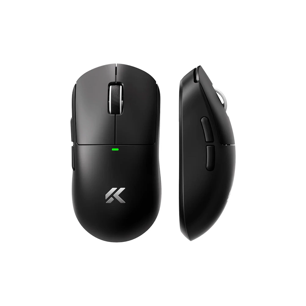 A large main feature product image of MCHOSE A5 V3 Ultralight 8K Wireless Ergonomic Gaming Mouse - Black