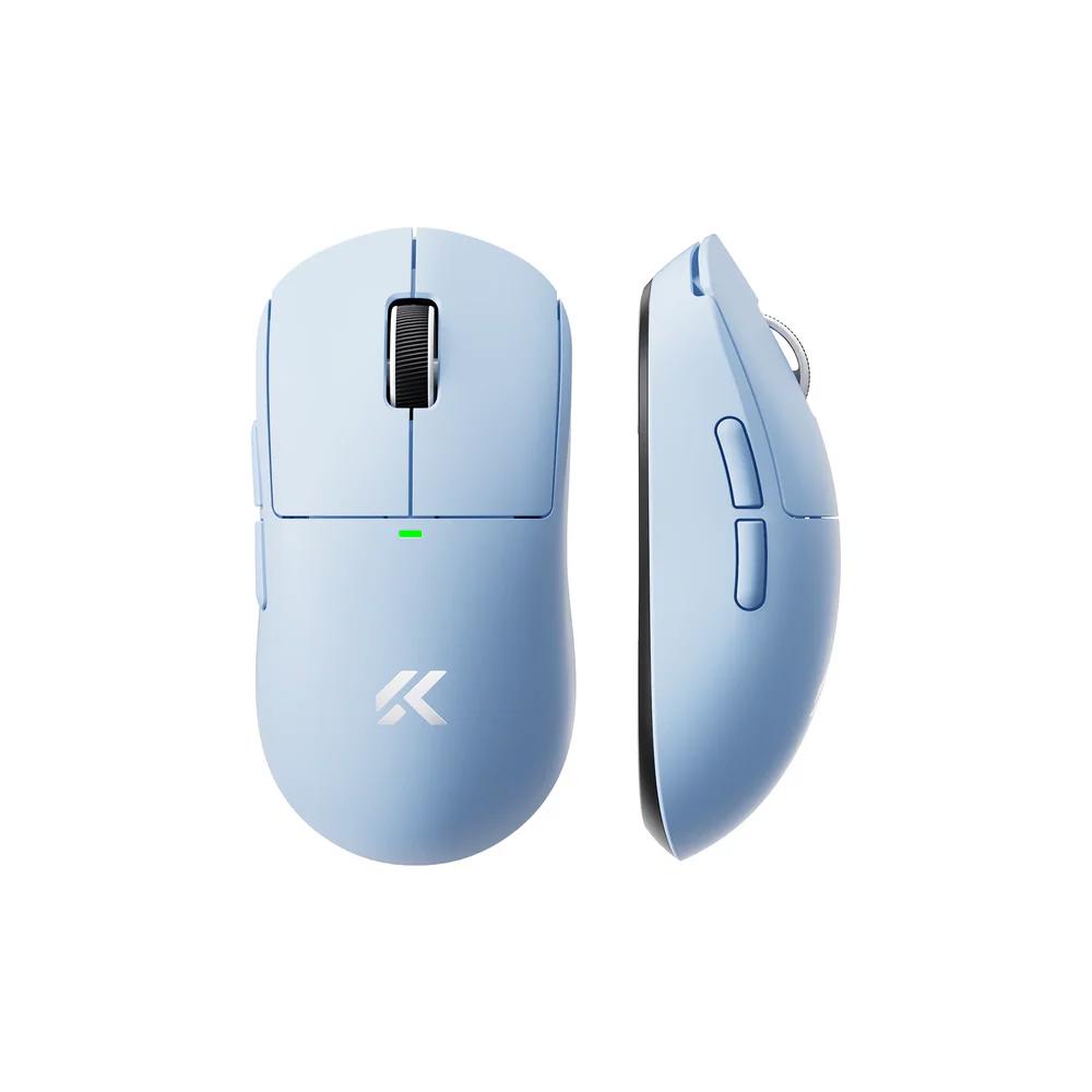 A large main feature product image of MCHOSE A5 V3 Ultralight 8K Wireless Ergonomic Gaming Mouse - Blue