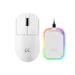 A product image of MCHOSE A7 V2 Ultra+ Lightweight 8K Wireless Gaming Mouse with Magnetic Charging Dock - White