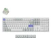A product image of Keychron Q6 HE 8K - Fullsize Custom Keyboard - White (Keychron Ultra-Fast Lime Magnetic Switch)