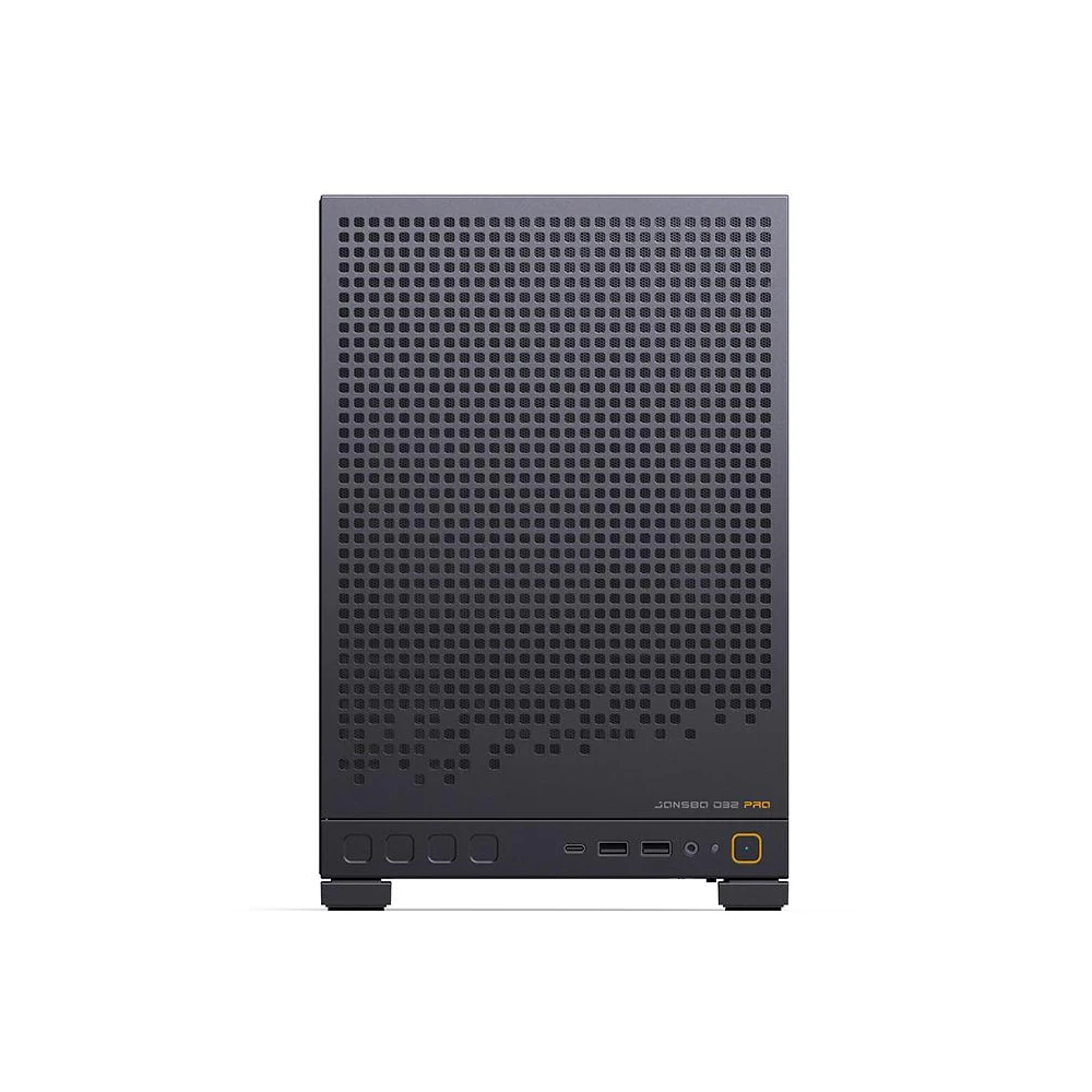 A large main feature product image of EX-DEMO Jonsbo D32 PRO Glass 24L Compact mATX Case (Black)