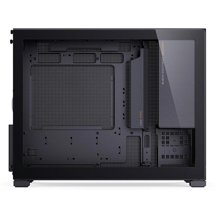 A large main feature product image of EX-DEMO Jonsbo D32 PRO Glass 24L Compact mATX Case (Black)