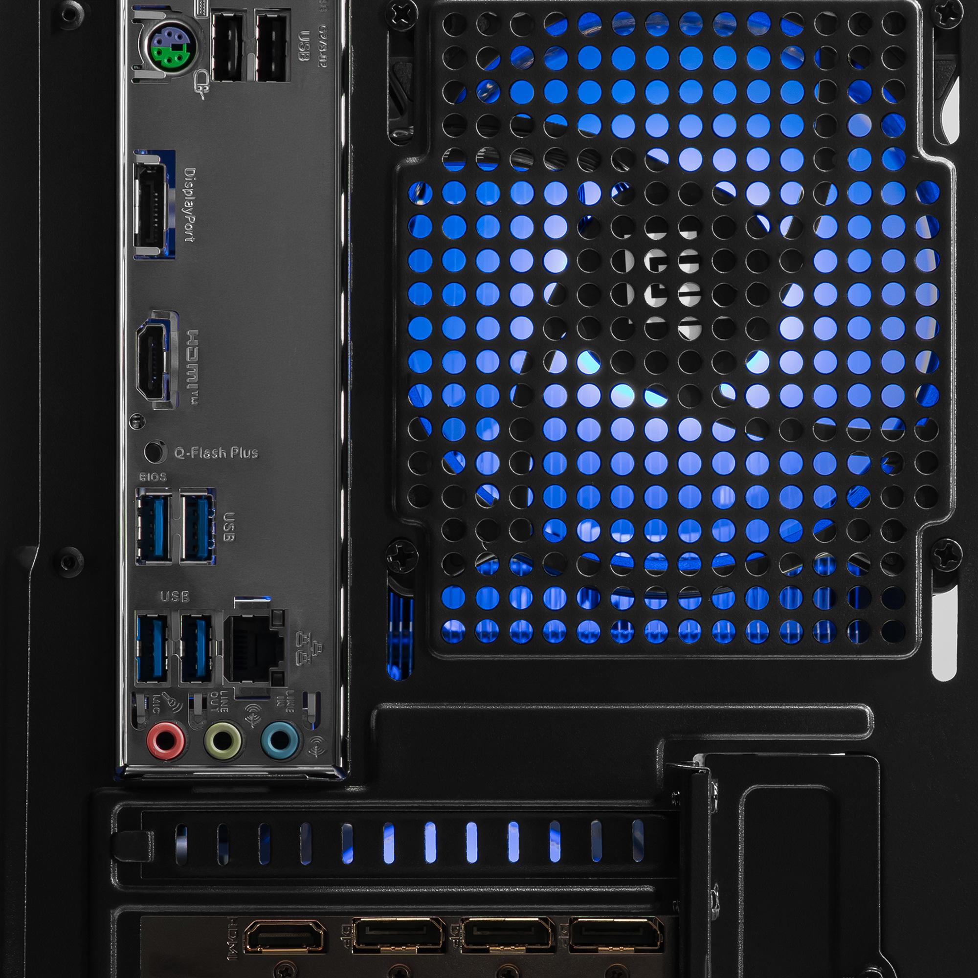 A large main feature product image of PLE Ace RTX 5060 Prebuilt Ready To Go Gaming PC